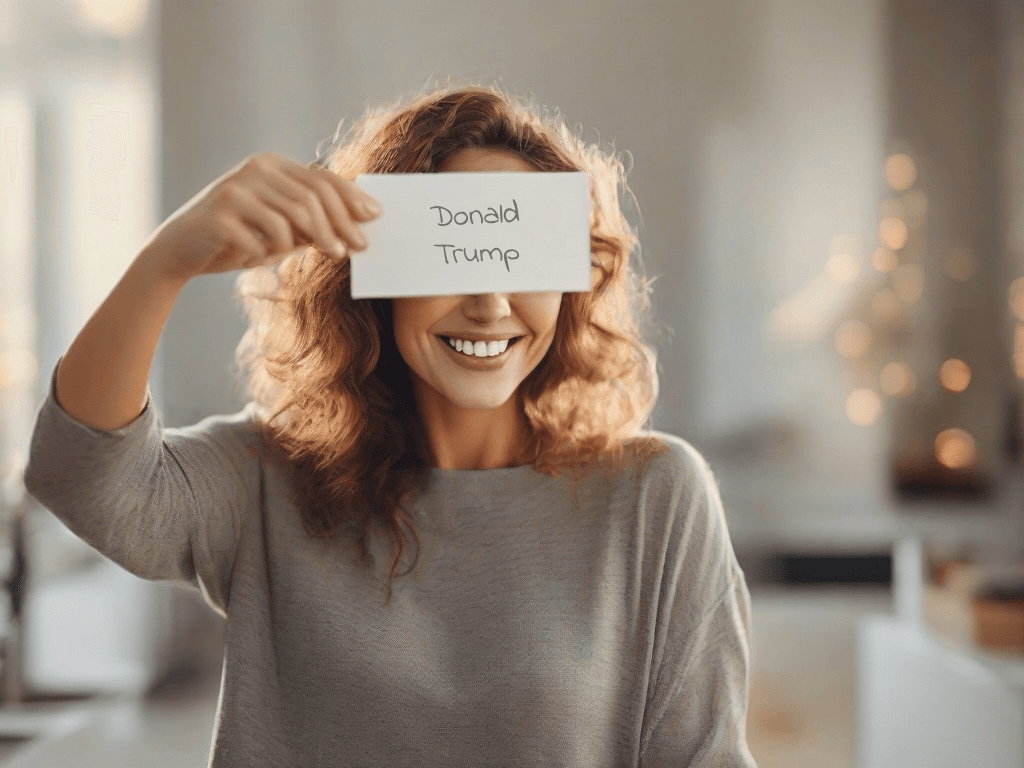 kobieta trzymająca kartkę papieru